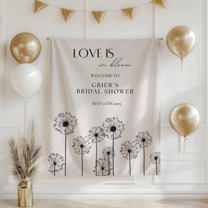 Brautdusche Hintergrund, Hochzeit Hintergrund, Brautdusche Banner, Benutzerdefinierte Brautdusche Zeichen, personalisierte Brautdusche Zeichen, Verlobungsfeier