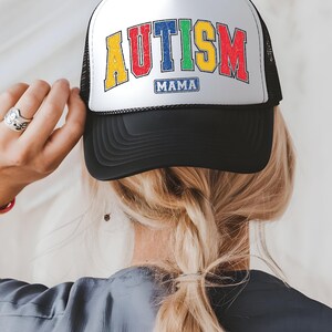 Autism Mom hat, autism trucker hat, autism awareness month, autism support gift, autism mom gift, neurodiversity gift,gift for autism mom