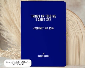 Secret Santa funny gift Journal, Funny Secret santa gift, funny white elephant gift, secret santa gift idea, coworker gift gag gift coworker