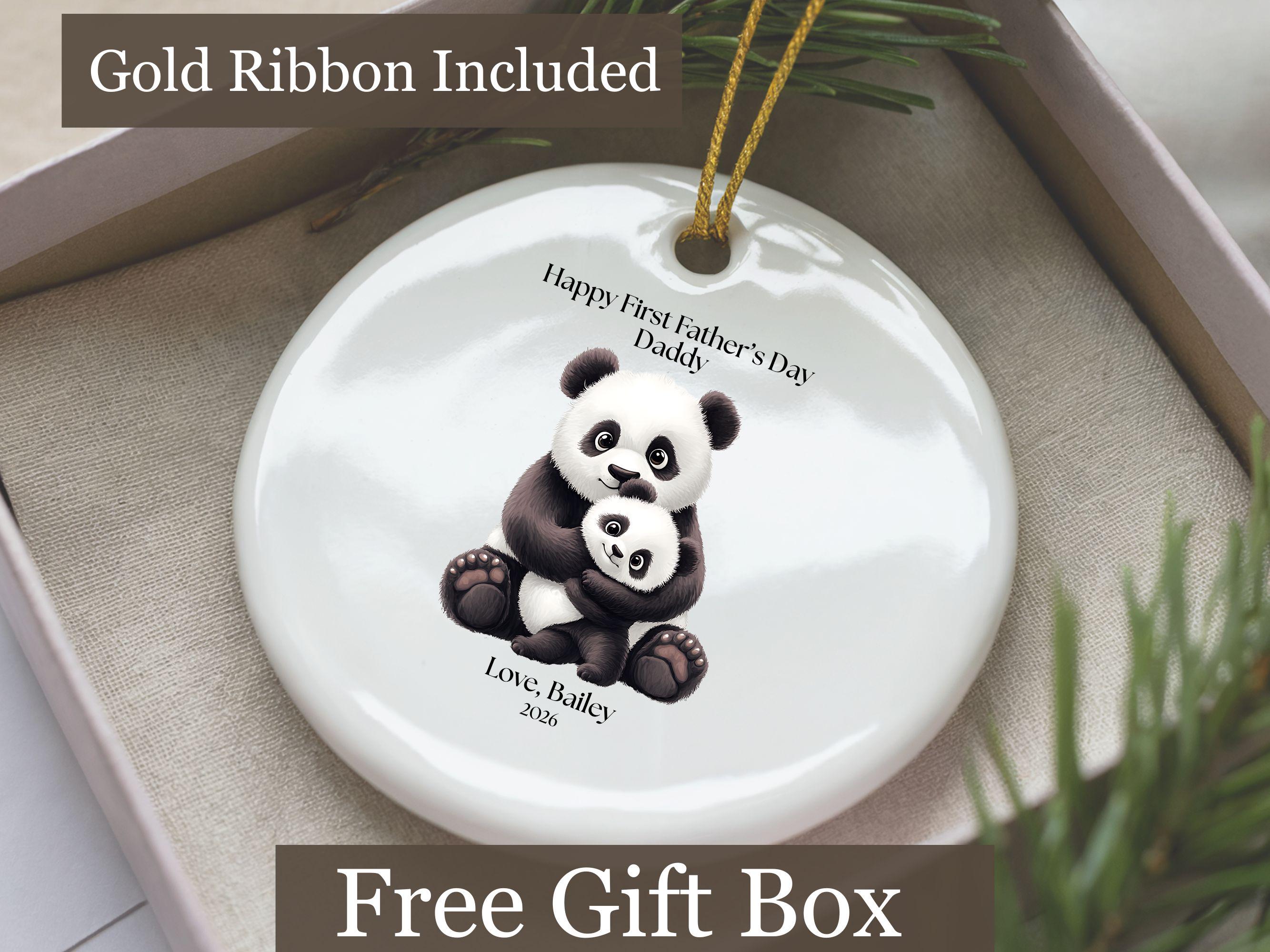 First Father's Day 2026, Fathers Day Ornament, New Father Gift