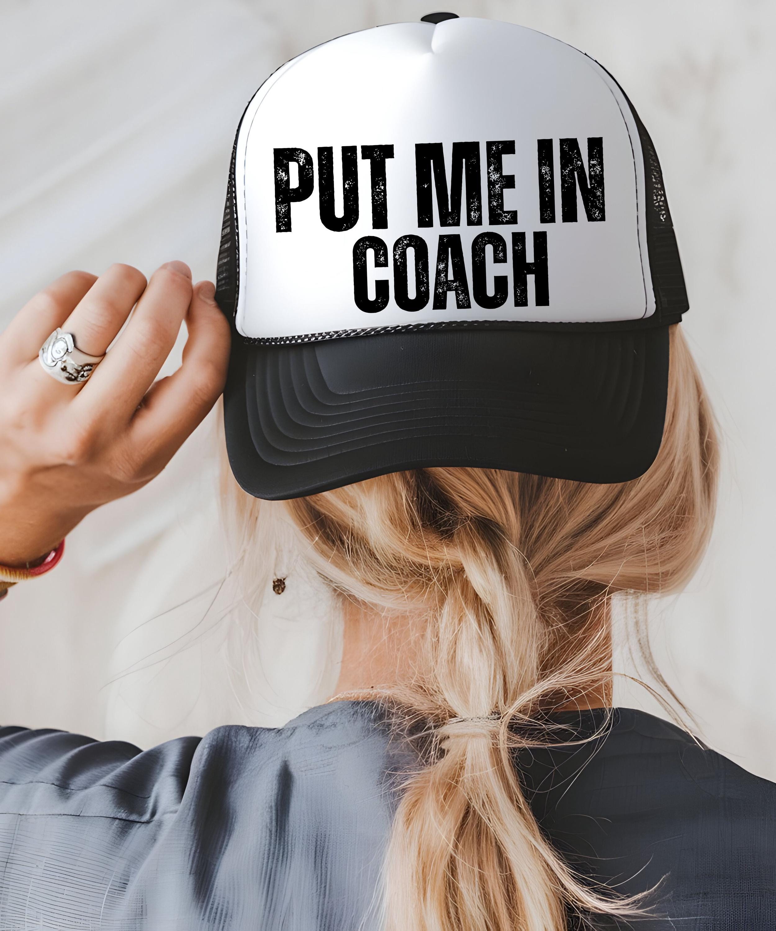 Put Me in Coach Trucker Hat, Put Me in Coach Hat, Baseball  display picture 3