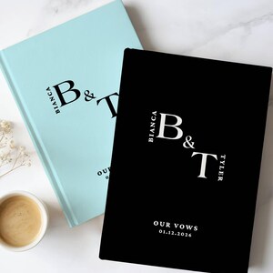 Custom Vow Books, Personalized his and her vow book, Wedding vow books, bride and groom vow books, wedding ceremony books, bride and groom