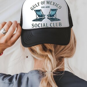 Gulf of Mexico trucker hat, Gulf hat,  Mexico Beach hat, mexico lover trucker hat, vacation hat, funny mexico hat viral meme hat, trump 2025