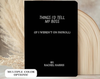 Secret Santa funny gift Journal, Funny Secret santa gift, funny white elephant gift, secret santa gift idea, coworker gift gag gift coworker