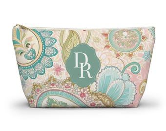 Bolsa para fichas de mahjong, bolsa para fichas de mahjong con estampado de cachemira, bolsa de maquillaje personalizada, bolsa para fichas de mahjong, bolsa para accesorios de mahjong, regalo para jugadores de mahjong