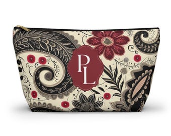 Bolsa para fichas de mahjong, bolsa para fichas de mahjong con estampado de cachemira, bolsa de maquillaje personalizada, bolsa para fichas de mahjong, bolsa para accesorios de mahjong, regalo para jugadores de mahjong