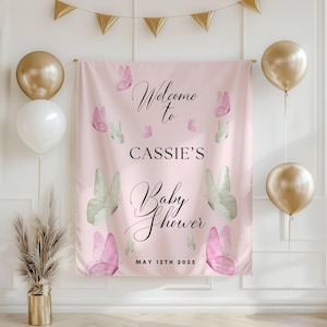Custom Backdrop Sign, Baby Shower Backdrop, Baby Shower Sign, Personalized Baby Shower sign, Backdrop for Baby Shower, Baby Shower,Baby Sign