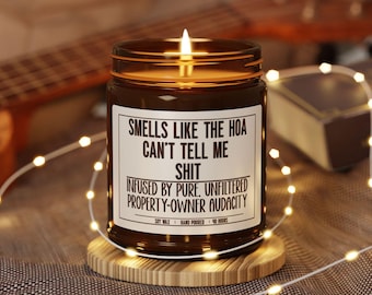 New Homeowner Gift, Housewarming Candle, Funny New House Gift, Christmas Gift, Closing Gift, Condo Owner, Closing Gift for House