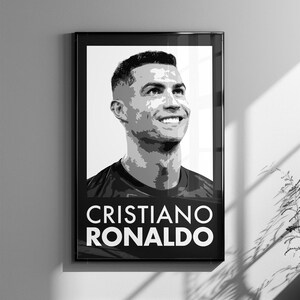 Cristiano Ronaldo Printable Art, Al Nassr, Portugal, Gifts for Him, Soccer Poster, Football, Sports Bedroom Decor, Digital Download
