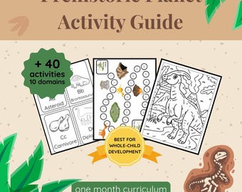 Prehistoric Planet Preschool Activity Guide