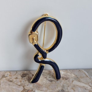 Vintage Roberta di Camerino Blue White R Logo Buckle Belt Roberta di Camerino | Accessories | Vintage Roberta Di  main image 3