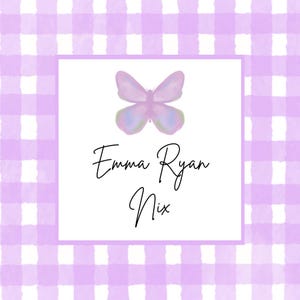 Gepersonaliseerde aquarel cadeaustickers vlinder | Kinderontwerp | Set van 60 inch stickers verjaardagscadeau