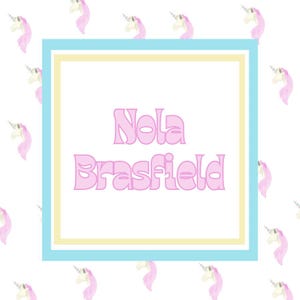 Etiquetas personalizadas para lembrancinhas de festa em aquarela de unicórnio // Anexo/Cartões de visita // Etiqueta para presente // Design infantil // Etiquetas para presente de aniversário Conjunto de 50