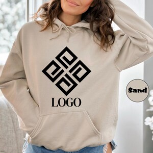 Sweat à capuche avec logo personnalisé, tenue avec logo d'entreprise, vêtements avec texte personnalisé, sweat-shirt avec logo d'entreprise personnalisé, dictons personnalisés