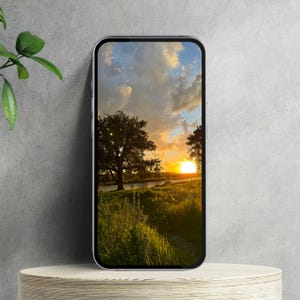 Sunset Phone Wallpaper Bundle: 25 Nature Backgrounds (Instant Download