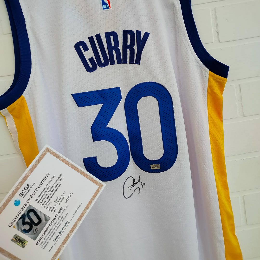 Stephen Curry Signed Golden State Warriors LE The Town Jersey (UDA COA