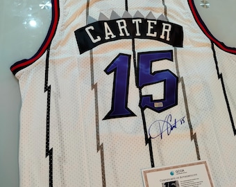 Vince Carter Signed Autographed Toronto Raptors #15 Jersey With COA