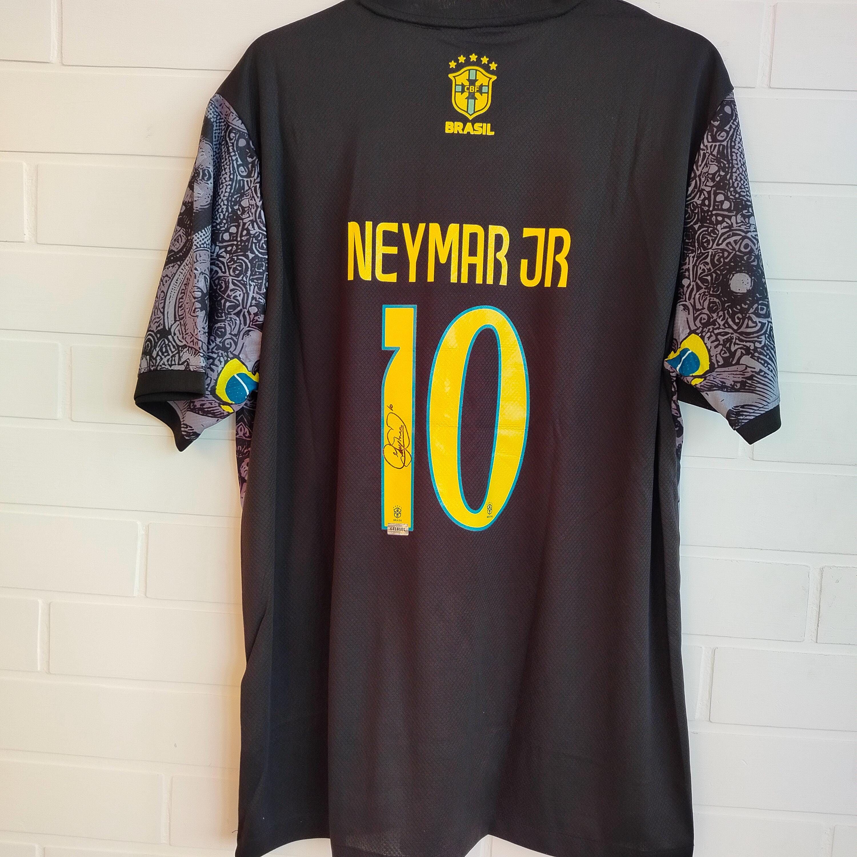 Neymar Jr. #10 Signed Autographed 2024/25 Team Brazil Soccer