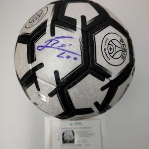 Lionel Messi Hand-Signed Paris Saint Germain Soccer Ball With COA