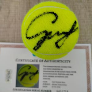Aryna Sabalenka Hand Signed Wilson US Open Tennis Ball With COA Sabalenka Auto