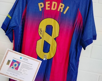 FC Barcelona PEDRI 8 サッカーシャツ Lサイズ Nike Barcelona football Shirt Pedri #8 Soccer jersey, Boys