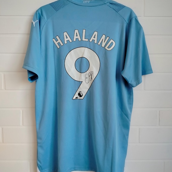Maillot Domicile Manchester City 2023/24 - Erling Haaland N°9 - Taille S