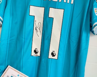 Mohamed Salah #11 Liverpool FC gesigneerd gesigneerd shirt 2025/26 met COA