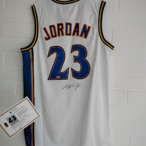 マイケル・ジョーダン直筆サイン入りワシントン・ウィザーズNBAオールスタージャージ（COA付き）