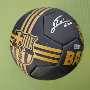 Lionel Messi #10 Hand-Signed Barcelona FC Soccer Ball Official With COA