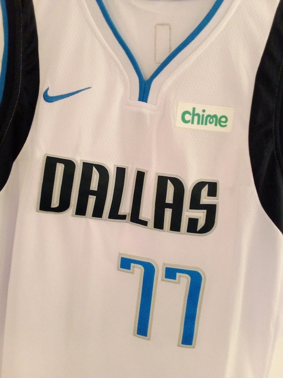 Luka Doncic #77 Signed Dallas Mavericks Jersey White With Luka Doncic #77 Signed Dallas Mavericks Jersey White With