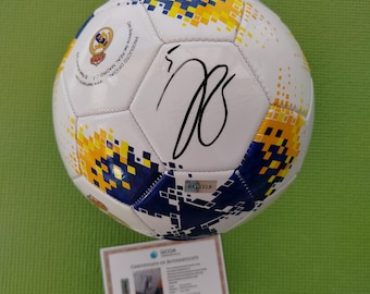 Jude Bellingham #5 gesigneerde gesigneerde Real Madrid voetbal officieel met COA