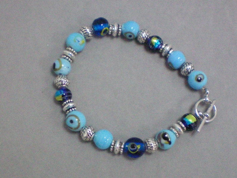 Bracelet Blue Dot Eyes image 2