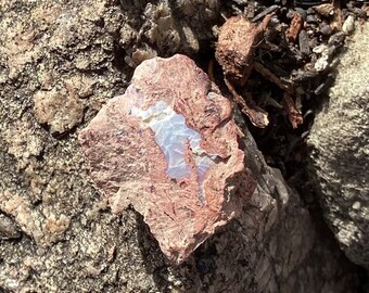 Mexican Fire Opal Flat Lavender Mark