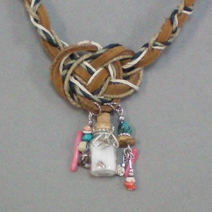 NecklaceJosephine Big Knot N Charms image 4