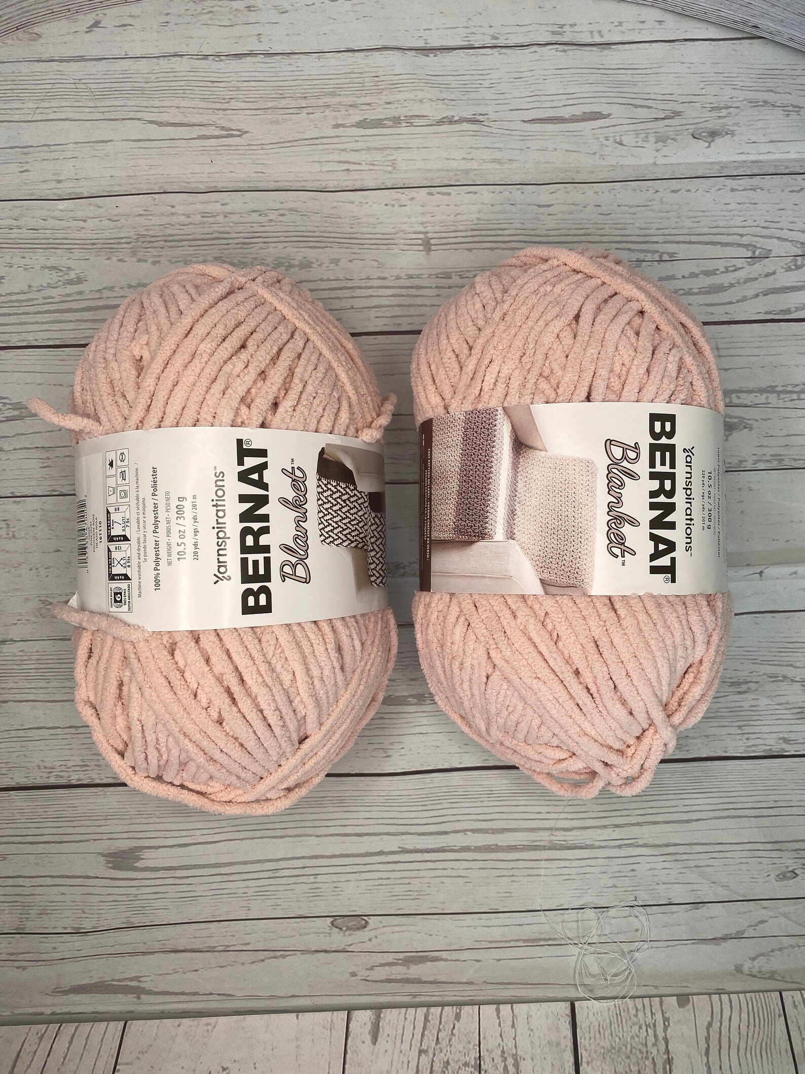 Bernat Blanket Yarn Pink Dust Chenille Yarn Thick Yarn for Etsy