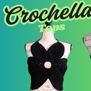 Crochet flower top
