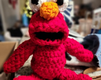 Gehaakt pluche Elmo-patroon