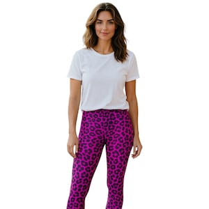 Leopard Animal Print Tights (8 Amazing Colours) image 2