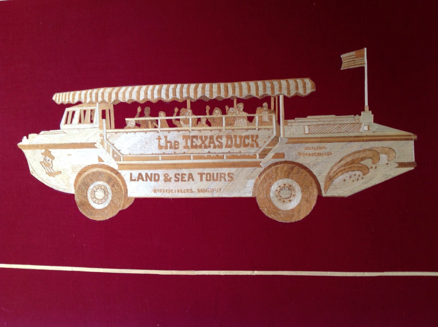 Welcome To Galveston Island The Texas Duck Land And Sea Etsy