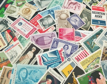 Eclectic MIX (small) .. UNused Vintage Postage Stamps