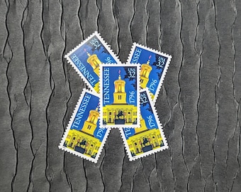 5 Vintage Postage Stamps .. Tennessee 32cent stamps ..  UNUSED .. #3070