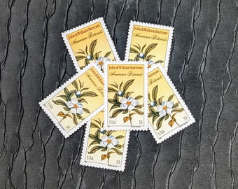 5 Vintage Postage Stamps .. 5 American Botanist 33cent stamps ..  UNUSED .. #3314