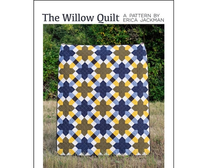 Willow Quilt | Kitchen Table Quilting | Fat Quarter Friendly | Quilt Pattern