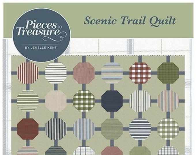 Scenic Trail Quilt | Pieces to Treasure | PTT-255 | 78"x78" | Layer Cake Friendly