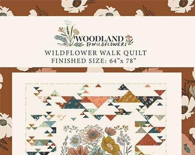 Wildflower Walk | Quilt Pattern | Fancy That Design House | FTD 225 | 62in x 75in