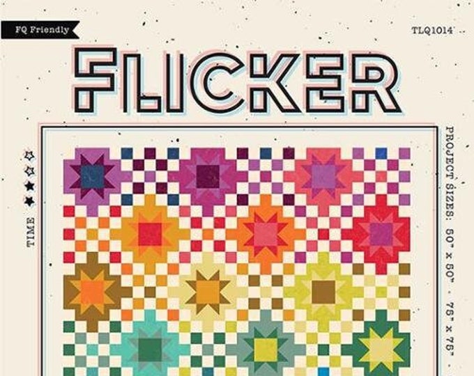 Flicker Quilt Pattern | TLQ 1014 | Taralee Quiltery | FQ Friendly | 3 sizes | 3 versions