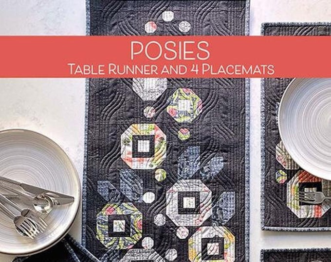 Posies | Robin Pickens | Table Runner and Placemat Pattern | RPQP ...