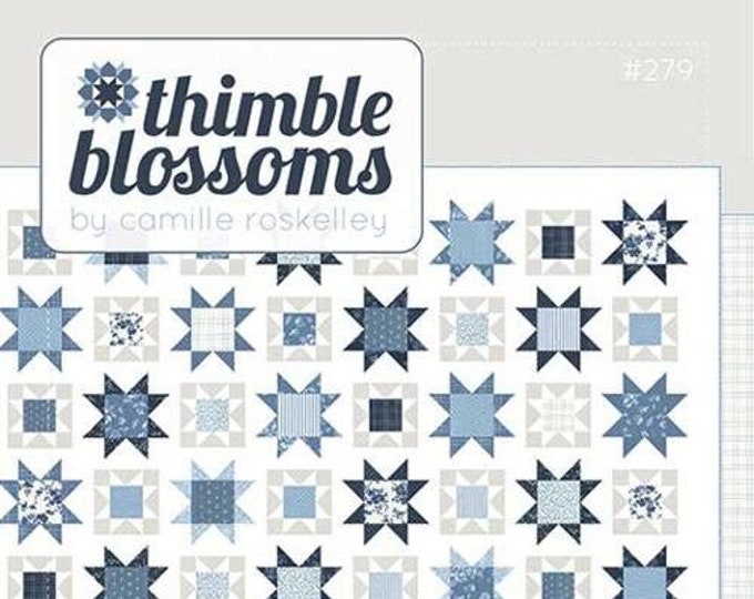 Sand and Sea | Thimble Blossoms | Quilt Pattern | Shoreline | TB 279 | 78in x 78in