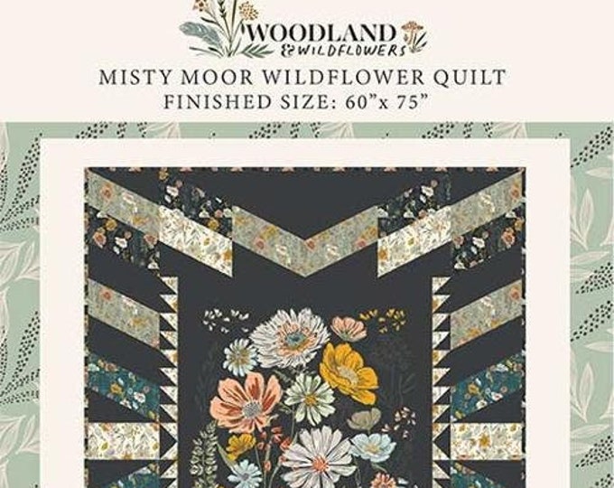 Misty Moor Wildflower | Quilt Pattern | Fancy That Design House | FTD 224 | 60in x 75in