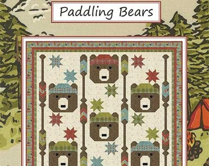 Paddling Bear | Coach House Design | CHD 2321 | 64in x 70in | Quilt Pattern